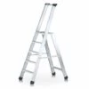 Zarges Stehleiter Seventec S Mit Sicherheitsplattform 5 Stufen