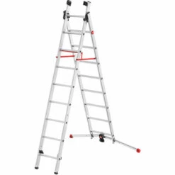 Hailo ProfiLOT Kombileiter 2x9 + 1x8 Sprossen Inkl. Tritt 7 Hailo ProfiLOT Kombileiter 2x9 + 1x8 Sprossen Inkl. Tritt -Leitern Verkaufsladen 8617855 3