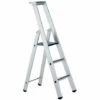Zarges Gebördelte Stehleiter Saferstep S Eloxiert 3 Stufen