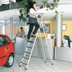 Zarges Comfortstep S Gebördelte Stehleiter Mit Gepolsterter Stufen-Vorderkante 5 Stufen 5 Zarges Comfortstep S Gebördelte Stehleiter Mit Gepolsterter Stufen-Vorderkante 5 Stufen -Leitern Verkaufsladen 8617888 3