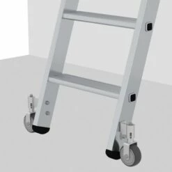 G&UUML;NZBURGER STEIGTECHNIK Günzburger Aluminium-Regalleiter Fahrbar 6 Stufen -Leitern Verkaufsladen 8618010 3