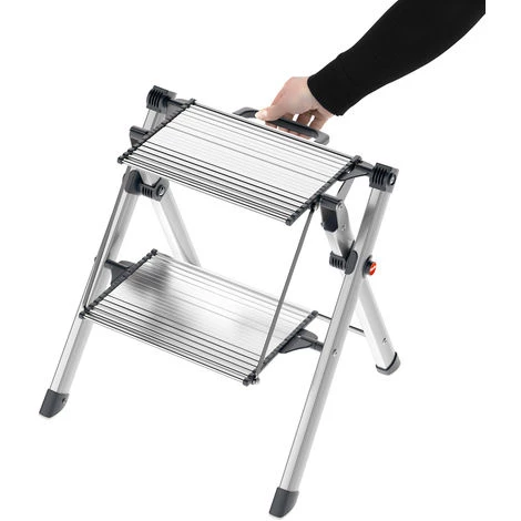 Hailo MK80 Mini Comfort Klapptritt 2 Stufen 3 Hailo MK80 Mini Comfort Klapptritt 2 Stufen – Bild 3