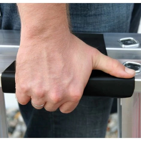 GÜNZBURGER STEIGTECHNIK Günzburger Stehleiter Beidseitig Begehbar Mit Clip-step 2x4 Stufen 4 GÜNZBURGER STEIGTECHNIK Günzburger Stehleiter Beidseitig Begehbar Mit Clip-step 2x4 Stufen – Bild 4