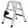 G&UUML;NZBURGER STEIGTECHNIK Günzburger Stehleiter Beidseitig Begehbar Mit Clip-step R13 2x3 Stufen
