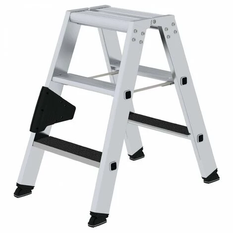 GÜNZBURGER STEIGTECHNIK Günzburger Stehleiter Beidseitig Begehbar Mit Clip-step R13 2x3 Stufen 1 GÜNZBURGER STEIGTECHNIK Günzburger Stehleiter Beidseitig Begehbar Mit Clip-step R13 2x3 Stufen