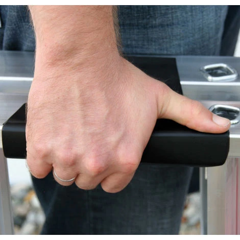 GÜNZBURGER STEIGTECHNIK Günzburger Stehleiter Beidseitig Begehbar Mit Clip-step R13 2x3 Stufen 4 GÜNZBURGER STEIGTECHNIK Günzburger Stehleiter Beidseitig Begehbar Mit Clip-step R13 2x3 Stufen – Bild 4