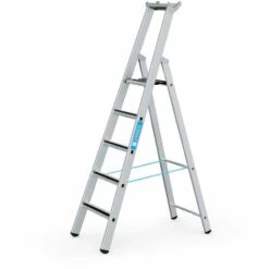 Zarges Gebördelte Stufen-Stehleiter R13step S 5 Stufen