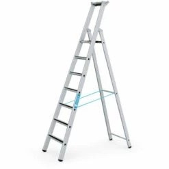 Zarges Gebördelte Stufen-Stehleiter R13step S 7 Stufen