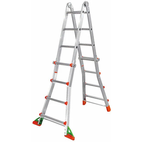 LEITER EXPERTEN - MATISERE Teleskopleiter 2.88m Lang - 4 X 3 Sprossen - BKPL/1 1 LEITER EXPERTEN - MATISERE Teleskopleiter 2.88m Lang - 4 X 3 Sprossen - BKPL/1