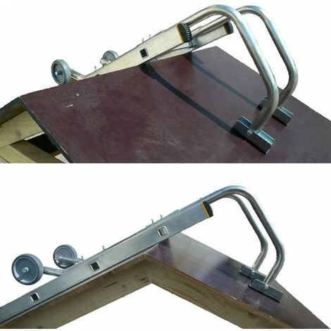 LEITER EXPERTEN - MATISERE Dachleiter Aus Aluminium, 14 Spossen, Bestehend Aus 1 Anlegeleiter Und 1 Firsthaken - 7114T 2 LEITER EXPERTEN - MATISERE Dachleiter Aus Aluminium, 14 Spossen, Bestehend Aus 1 Anlegeleiter Und 1 Firsthaken - 7114T – Bild 2