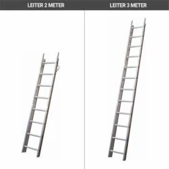 LEITER EXPERTEN - MATISERE Dachdeckerleiter Mit Holzprofilen 3m, Sprossenabstand 25cm - DL12 -Leitern Verkaufsladen 9752198 4