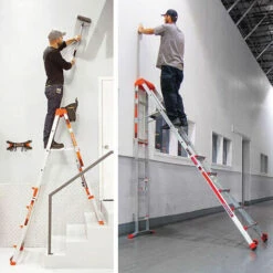 ECHELLE DIRECT - MATISERE Teleskopische Stehleiter 5 Bis 8 Stufen - Maximale Arbeitshöhe 3.74m - LIG-15125 8 ECHELLE DIRECT - MATISERE Teleskopische Stehleiter 5 Bis 8 Stufen - Maximale Arbeitshöhe 3.74m - LIG-15125 -Leitern Verkaufsladen 9752212 4