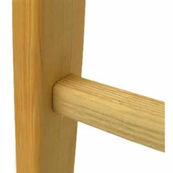 LEITER EXPERTEN - MATISERE Holzleiter Mit Ausgestellter Basis 2,00m Elektrikerleiter 7 Sprossen - BSMEN-E-200 -Leitern Verkaufsladen 9752236 5