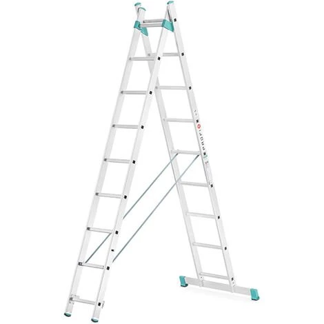 LEITER EXPERTEN - MATISERE Treppenstehleiter 2-teilig 2,01m 2x7 Optimal Zum Absenkungs-und Stufenausgleich - 7707 1 LEITER EXPERTEN - MATISERE Treppenstehleiter 2-teilig 2,01m 2x7 Optimal Zum Absenkungs-und Stufenausgleich - 7707