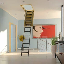 LEITER EXPERTEN - MATISERE Metallleiter - Max. Deckenhöhe 2.80m - Deckenöffnung 60 X 120cm - LMS60120-2 -Leitern Verkaufsladen 9752346 4