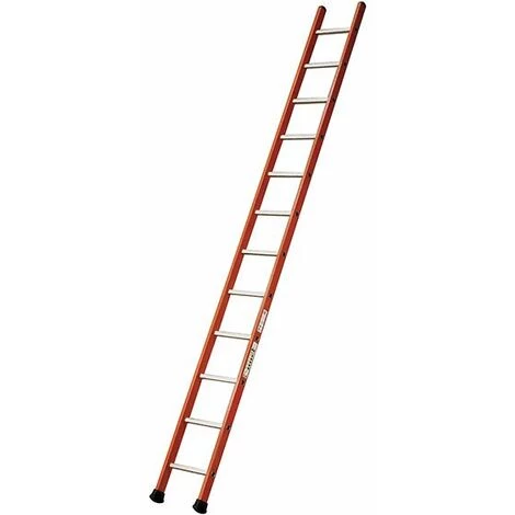 TUBESCA COMABI Elektriker Aus Glasfaser GFK-Anlegeleiter Nichtleitend Aus Kunststoff 3,5m - 4310012 1 TUBESCA COMABI Elektriker Aus Glasfaser GFK-Anlegeleiter Nichtleitend Aus Kunststoff 3,5m - 4310012