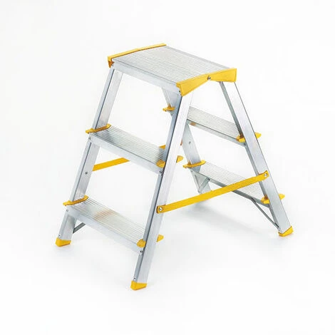 STEHLEITER EXPERTEN - MATISERE Doppelte Stehleiter 2x2 Stufen - Maximale Arbeitshöhe 2.40m - 922 1 STEHLEITER EXPERTEN - MATISERE Doppelte Stehleiter 2x2 Stufen - Maximale Arbeitshöhe 2.40m - 922