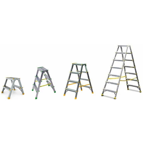 STEHLEITER EXPERTEN - MATISERE Doppelte Stehleiter 2x2 Stufen - Maximale Arbeitshöhe 2.40m - 922 2 STEHLEITER EXPERTEN - MATISERE Doppelte Stehleiter 2x2 Stufen - Maximale Arbeitshöhe 2.40m - 922 – Bild 2