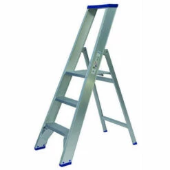 STEHLEITER EXPERTEN - MATISERE Profi Stehleiter 3 Stufen - Maximale Arbeitshöhe 2.75m - PT03