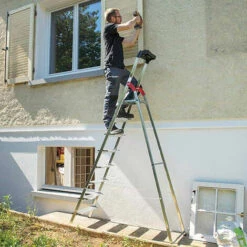 HAILO Stehleiter 3 Stufen - Maximale Arbeitshöhe 2.35m - 8813-001 -Leitern Verkaufsladen 9752780 4