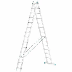 LEITER EXPERTEN - MATISERE Alu Mehrzweckleiter 4m - 2-teilig Und Selbsttragend, 2x14 - 7514