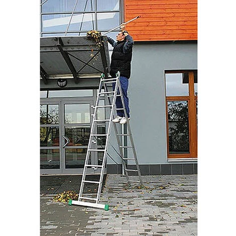 LEITER EXPERTEN - MATISERE Alu Mehrzweckleiter 4m - 2-teilig Und Selbsttragend, 2x14 - 7514 4 LEITER EXPERTEN - MATISERE Alu Mehrzweckleiter 4m - 2-teilig Und Selbsttragend, 2x14 - 7514 – Bild 4