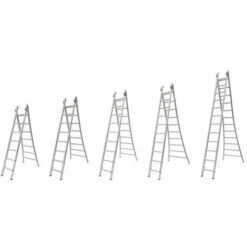 LEITER EXPERTEN - MATISERE Mehrzweckleiter 2-teilig 2x12 Mit Ausgestellter Basis - CBF/2X12 -Leitern Verkaufsladen 9752955 4