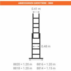 LEITER EXPERTEN - MATISERE Breite Alu Seilzugleiter 2x16 Mit Laufrollen Und Seitliche Seilführung - 8816 -Leitern Verkaufsladen 9752968 3
