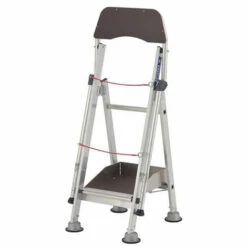 TUBESCA COMABI Warenlager Stehleiter De 2 Stufen - Maximale Arbeitshöhe 2.50m - 2273202 -Leitern Verkaufsladen 9754319 3